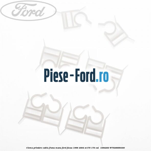 Clema prindere cablu frana mana Ford Focus 1998-2004 ST170 173 cai  #79D20CF877
