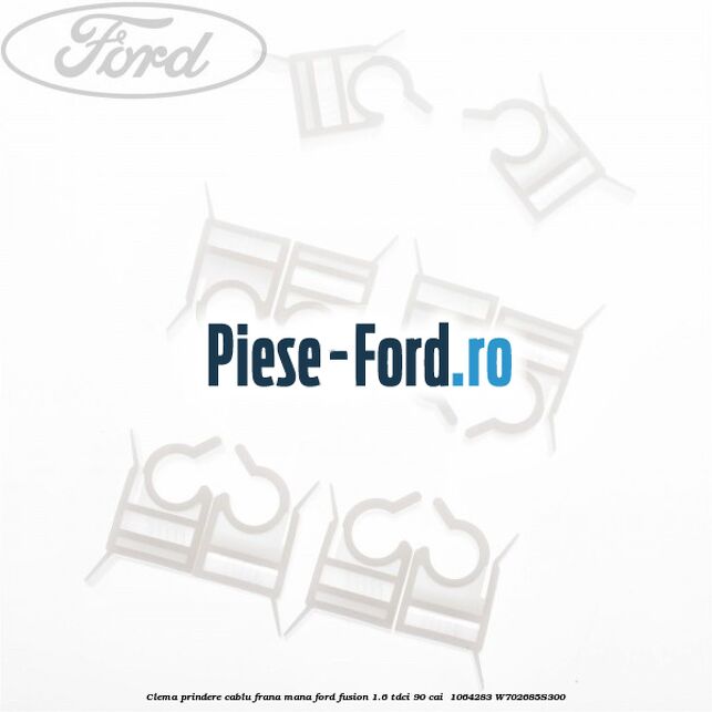 Clema prindere cablu frana mana Ford Fusion 1.6 TDCi 90 cai  #BF9660FEDB