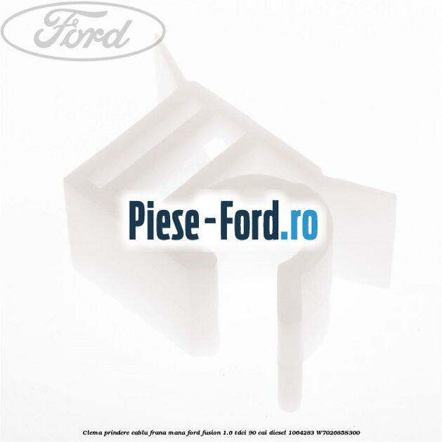 Cablu frana mijloc model tambur Ford Fusion 1.6 TDCi 90 cai diesel