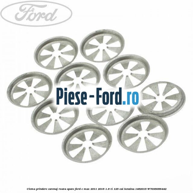 Clema prindere carenaj roata spate Ford C-Max 2011-2015 1.6 Ti 125 cai benzina #D3BFB1269C