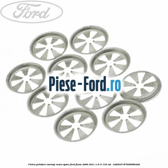 Clema prindere carenaj roata spate Ford Focus 2008-2011 1.6 Ti 115 cai  #FB373A21BC