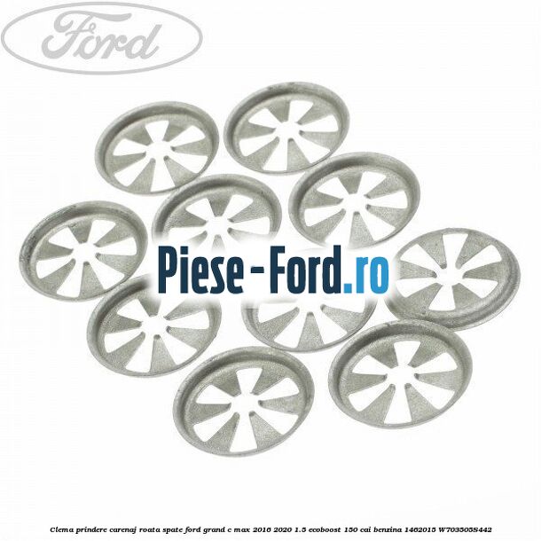 Clema prindere carenaj roata spate Ford Grand C-Max 2016-2020 1.5 EcoBoost 150 cai benzina #42817B910C