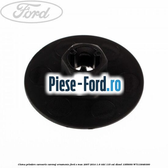 Clema prindere carenaj spate, stop bara spate Ford S-Max 2007-2014 1.6 TDCi 115 cai diesel