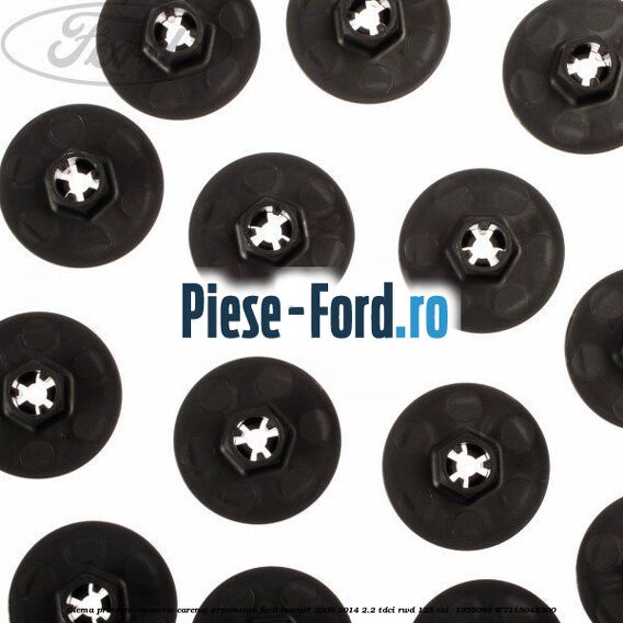 Clema prindere caroserie, carenaj ornamente Ford Transit 2006-2014 2.2 TDCi RWD 125 cai  #9C6FA200E1