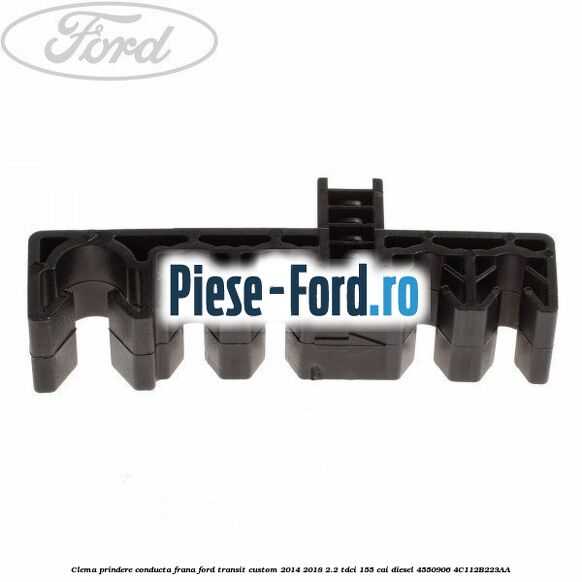 Clema prindere conducta frana Ford Transit Custom 2014-2018 2.2 TDCi 155 cai diesel #AA46662DF1