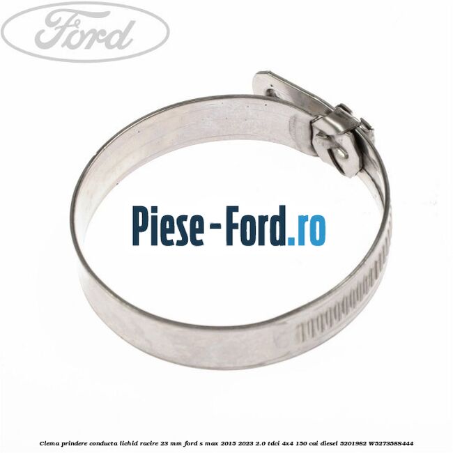 Clema prindere conducta lichid racire 23 mm Ford S-Max 2015-2023 2.0 TDCi 4x4 150 cai diesel #D6B47D67C9