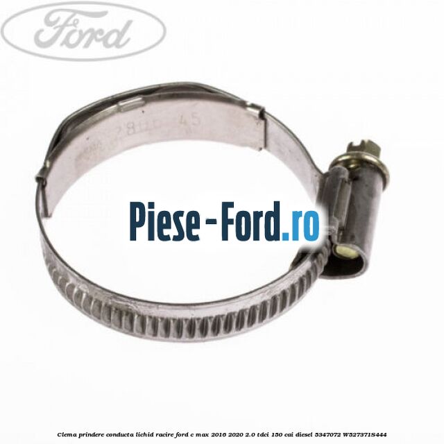 Clema prindere conducta lichid racire Ford C-Max 2016-2020 2.0 TDCi 150 cai diesel #84BAEB386C