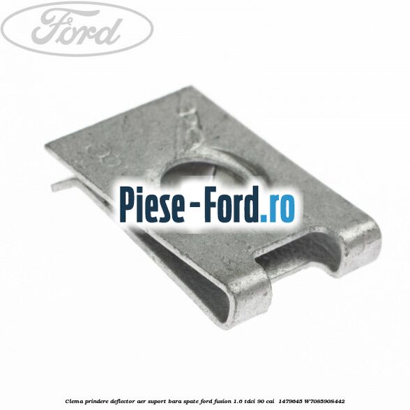 Clema prindere deflector aer, suport bara spate Ford Fusion 1.6 TDCi 90 cai  #03E5B96C4C