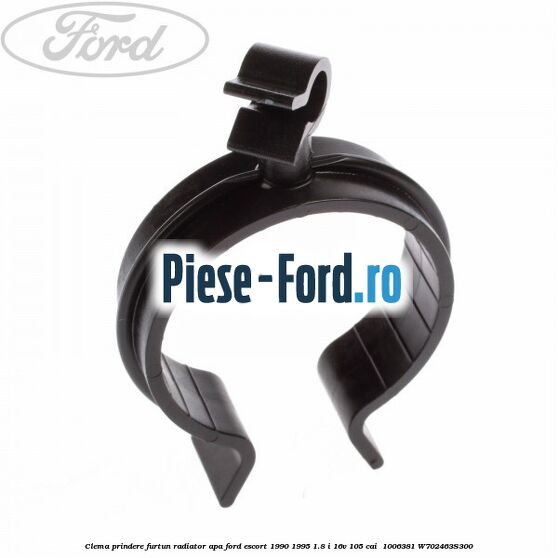 Clema prindere furtun radiator apa Ford Escort 1990-1995 1.8 i 16V 105 cai  #489793E616