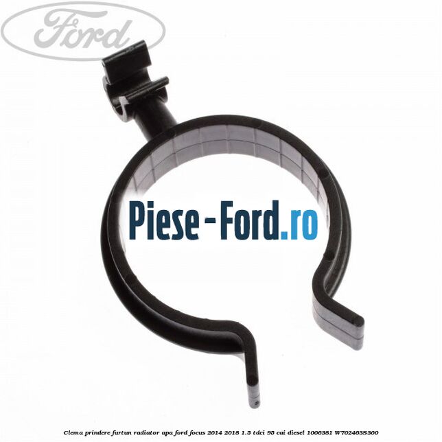 Clema furtun vas expansiune inferior Ford Focus 2014-2018 1.5 TDCi 95 cai diesel