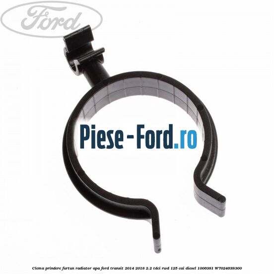 Clema prindere furtun radiator apa Ford Transit 2014-2018 2.2 TDCi RWD 125 cai diesel #28097A6548