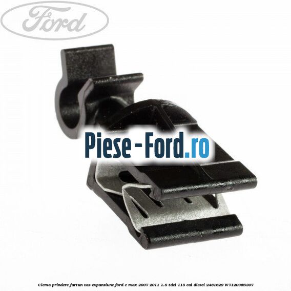 Clema prindere furtun vas expansiune Ford C-Max 2007-2011 1.8 TDCi 115 cai diesel #9B4BAFDBF7