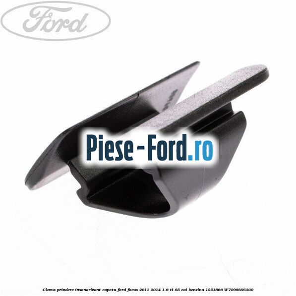Clema prindere grila parbriz inferioara Ford Focus 2011-2014 1.6 Ti 85 cai benzina