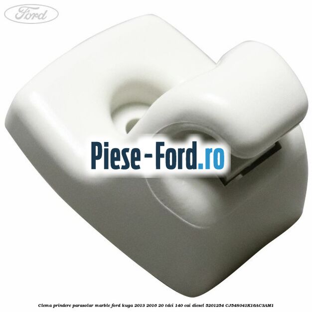 Clema prindere parasolar marble Ford Kuga 2013-2016 2.0 TDCi 140 cai #7C534EB98C