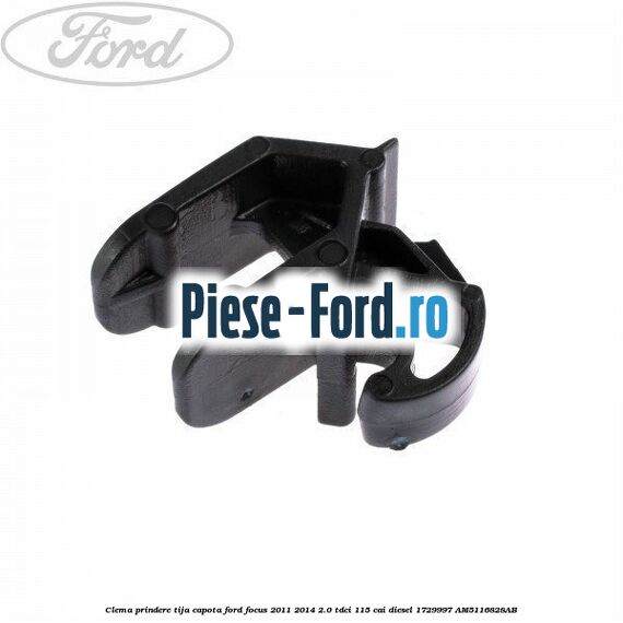 Clema prindere tapiterie plafon spre spate Ford Focus 2011-2014 2.0 TDCi 115 cai diesel