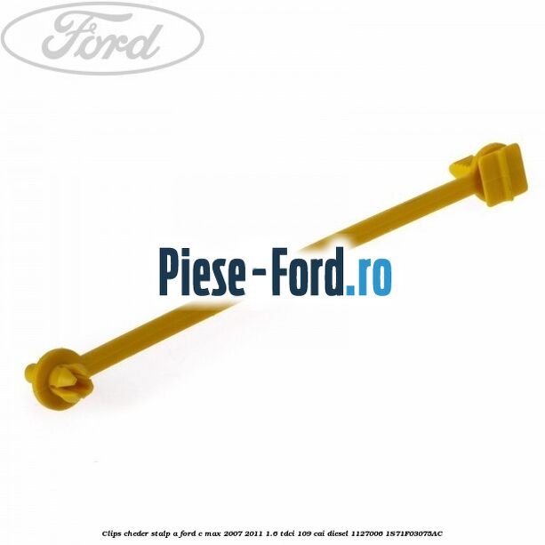 Clip prindere insonorizant elemente interior Ford C-Max 2007-2011 1.6 TDCi 109 cai diesel