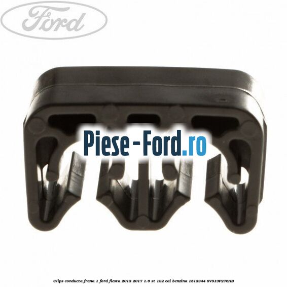 Clema prindere conducta frana forma V Ford Fiesta 2013-2017 1.6 ST 182 cai benzina