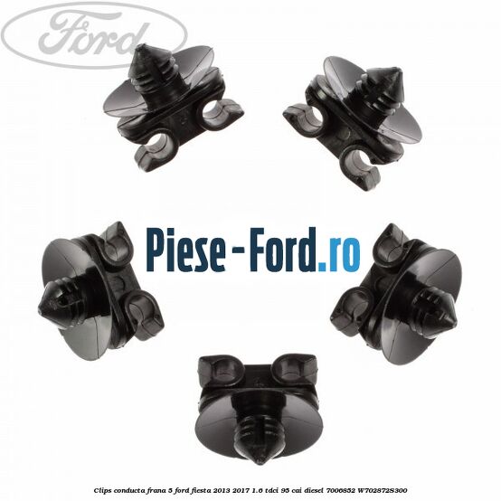 Clips conducta frana 5 Ford Fiesta 2013-2017 1.6 TDCi 95 cai diesel