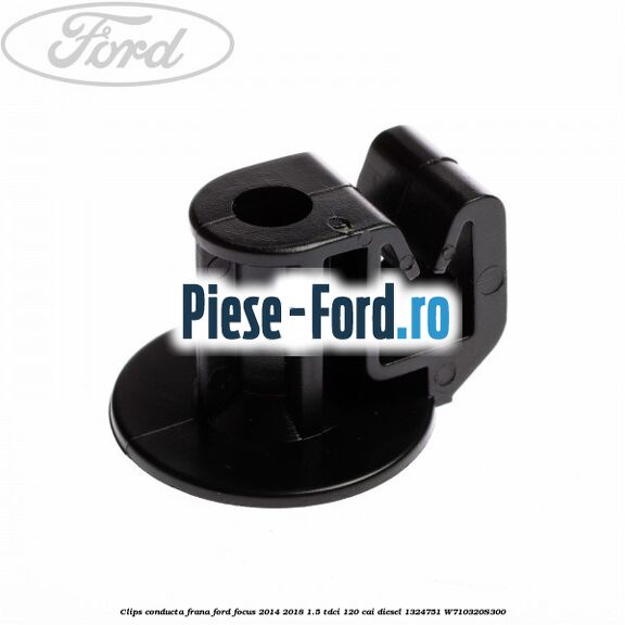 Clema prindere conducta frana rotunde Ford Focus 2014-2018 1.5 TDCi 120 cai diesel