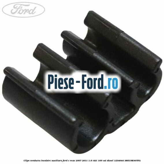 Clips conducta incalzire auxiliara Ford C-Max 2007-2011 1.6 TDCi 109 cai diesel