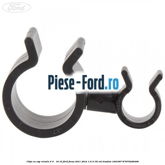 Clips cu adeziv prindere cablaj electric model 1 Ford Focus 2011-2014 1.6 Ti 85 cai benzina
