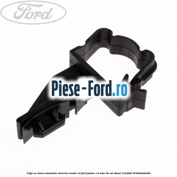 Clips cap rotativ furtun racire sau cablu timonerie Ford Fusion 1.6 TDCi 90 cai diesel