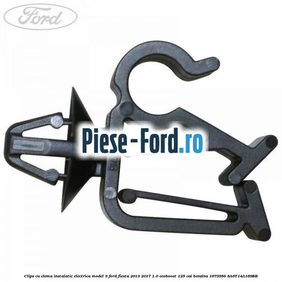 Clips cu clema instalatie electrica model 3 Ford Fiesta 2013-2017 1.0 EcoBoost 125 cai benzina