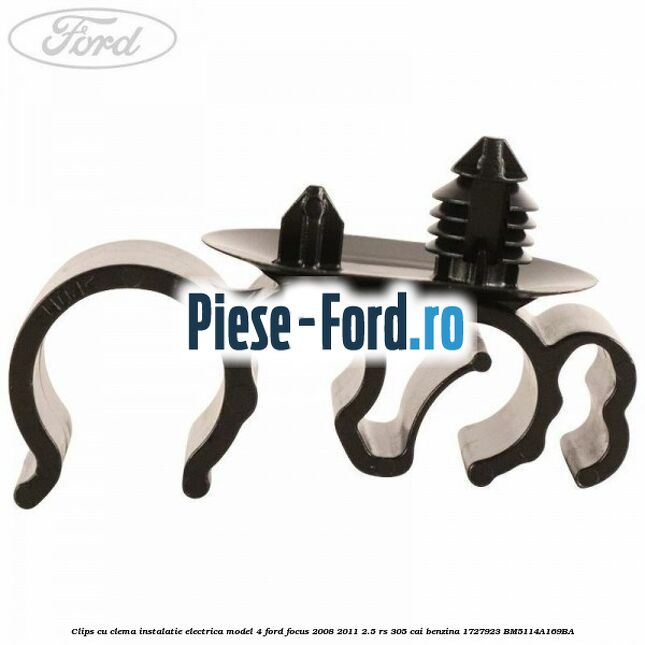 Clips cu cap rotativ 8-9 / 16-18 Ford Focus 2008-2011 2.5 RS 305 cai benzina