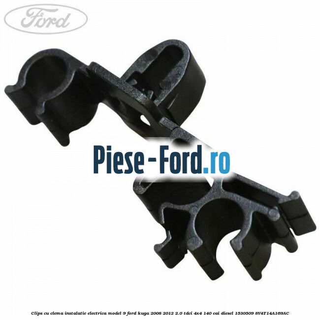 Clips cu cap rotativ 8-9 / 16-18 Ford Kuga 2008-2012 2.0 TDCI 4x4 140 cai diesel