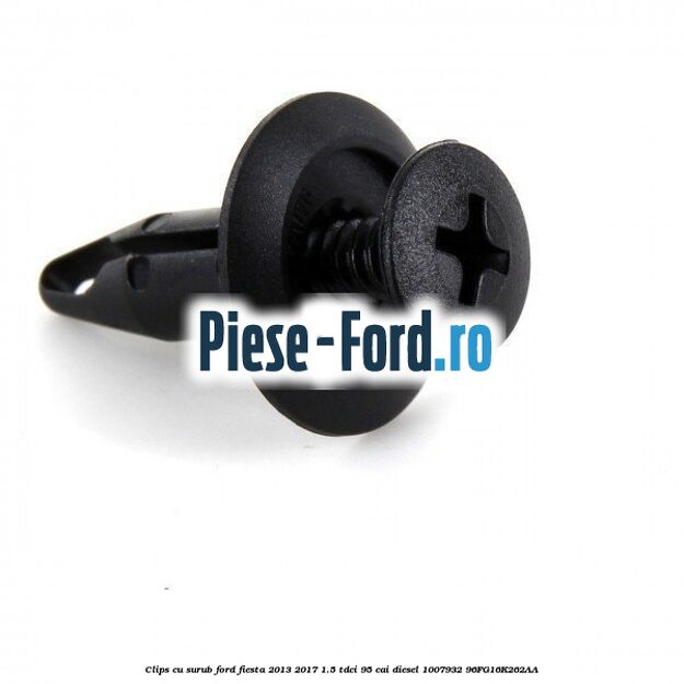 Clips cu colier instalatie electrica model 2 Ford Fiesta 2013-2017 1.5 TDCi 95 cai diesel