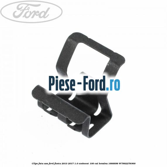 Clips cu surub prindere elemente interior Ford Fiesta 2013-2017 1.0 EcoBoost 100 cai benzina