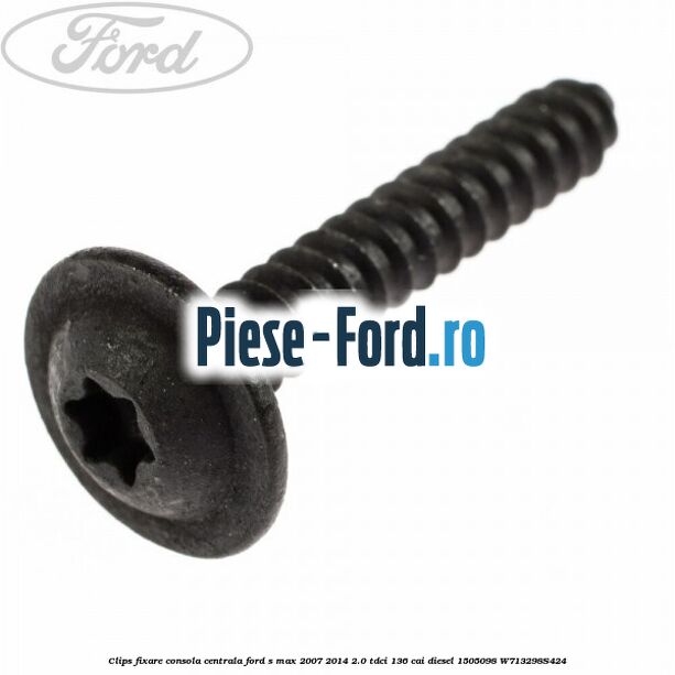 Clips fixare consola centrala Ford S-Max 2007-2014 2.0 TDCi 136 cai diesel