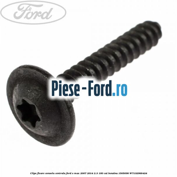 Clips fixare consola centrala Ford S-Max 2007-2014 2.3 160 cai benzina