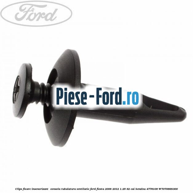 Clips fixare insonorizant  consola, tubulatura ventilatie Ford Fiesta 2008-2012 1.25 82 cai benzina
