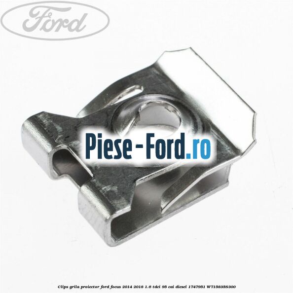 Clips grila proiector Ford Focus 2014-2018 1.6 TDCi 95 cai diesel