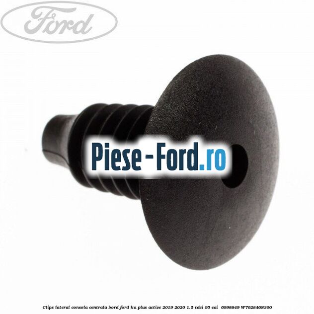 Clips lateral consola centrala bord Ford Ka plus Active 2019-2020 1.5 TDCI 95 cai  #5977C33603