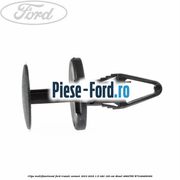 Clips lateral consola centrala bord Ford Transit Connect 2013-2018 1.5 TDCi 120 cai diesel