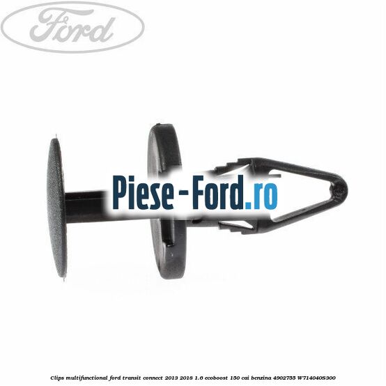 Clips lateral consola centrala bord Ford Transit Connect 2013-2018 1.6 EcoBoost 150 cai benzina