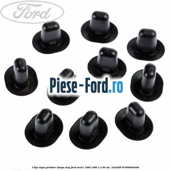 Clips negru prindere lampa stop Ford Escort 1995-1998 1.3 60 cai  #F634FF6DEE