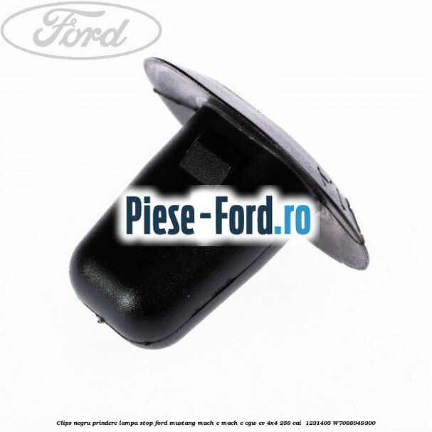 Clips negru prindere lampa stop Ford Mustang Mach-E MACH-E (CGW) EV 4x4 258 cai  #1C9C31F77E