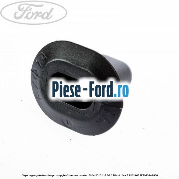 Clips negru prindere lampa stop Ford Tourneo Courier 2014-2018 1.5 TDCi 75 cai diesel #5992D84B9B