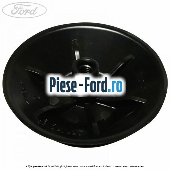 Clips patrat prindere lampa stop Ford Focus 2011-2014 2.0 TDCi 115 cai diesel