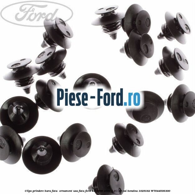 Clips prindere bara fata , ornament usa fata Ford Ka 1996-2008 1.3 i 49 cai benzina #0F6DEFA946