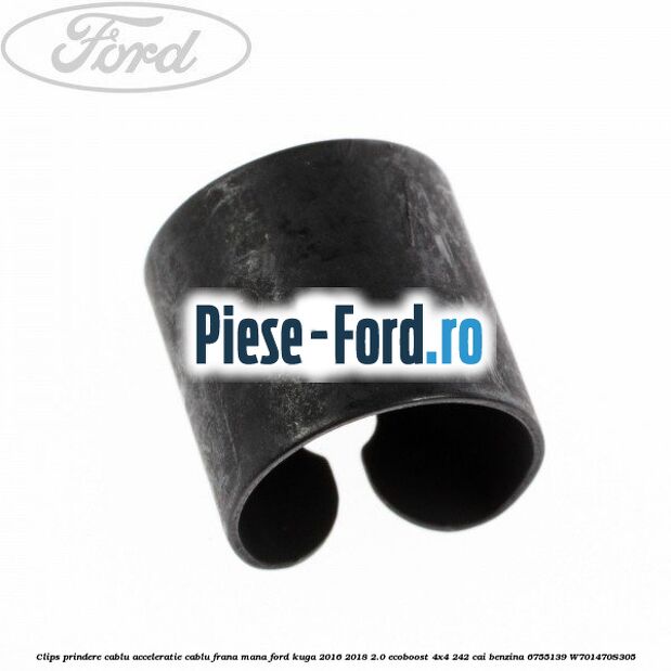 Clips prindere bara spate push pin Ford Kuga 2016-2018 2.0 EcoBoost 4x4 242 cai benzina