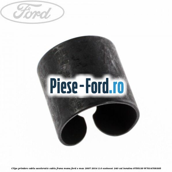 Clips prindere bara spate push pin Ford S-Max 2007-2014 2.0 EcoBoost 240 cai benzina