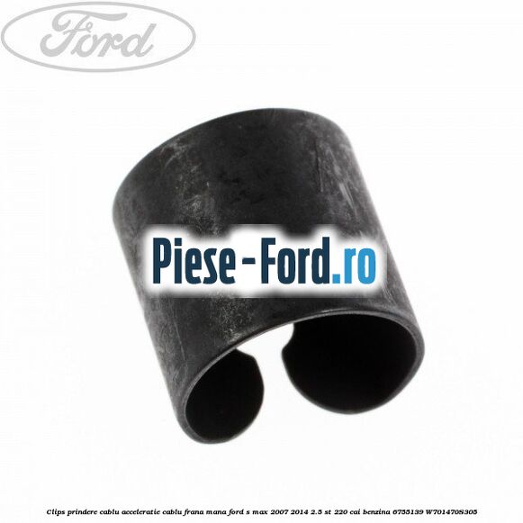 Clips prindere bara spate push pin Ford S-Max 2007-2014 2.5 ST 220 cai benzina