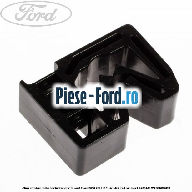 Clips prindere cablu deschidere capota Ford Kuga 2008-2012 2.0 TDCI 4x4 140 cai diesel