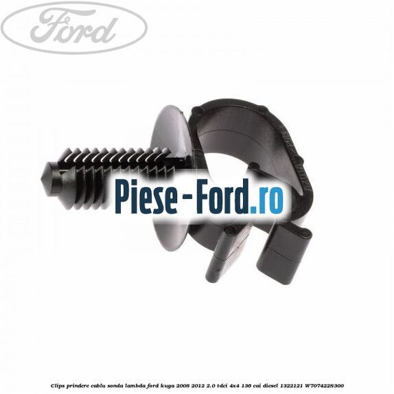 Clips prindere cablu deschidere capota Ford Kuga 2008-2012 2.0 TDCi 4x4 136 cai diesel