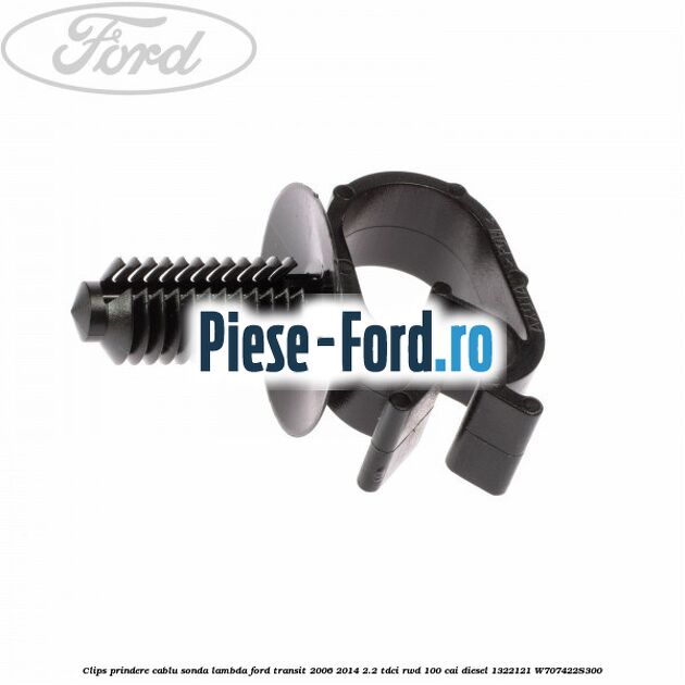 Clips prindere cablu incuietoare usa culisanta dreapta Ford Transit 2006-2014 2.2 TDCi RWD 100 cai diesel
