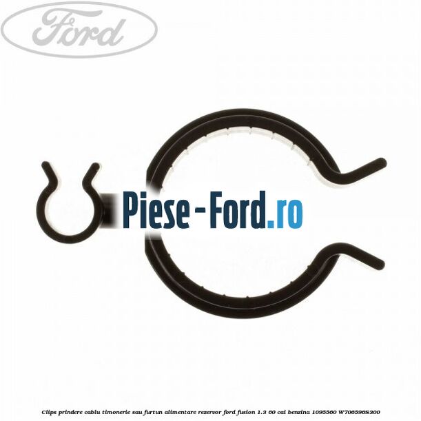 Clips prindere cablu timonerie sau furtun alimentare rezervor Ford Fusion 1.3 60 cai benzina